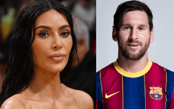 kim kardashian and Messi