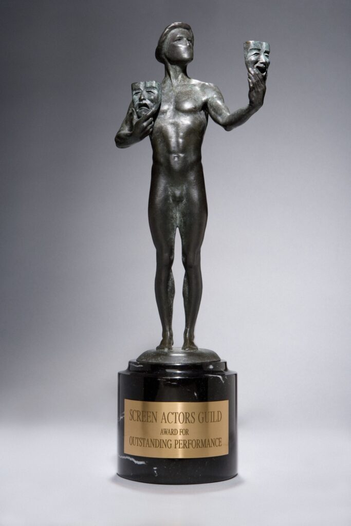 SAG-Screen Actors Guild Awards. The Trophy of Award.