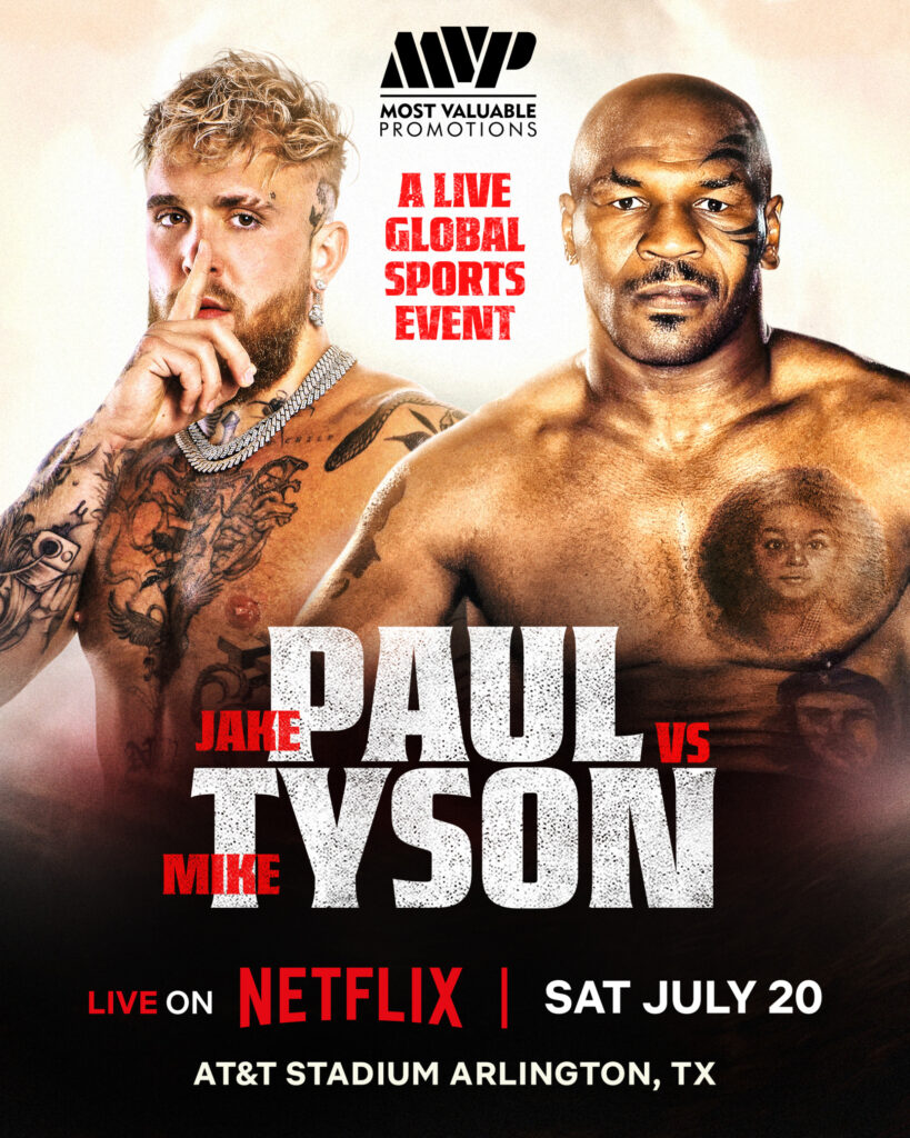 Mike Tyson vs Jake Paul | Pic Credit: Netflix