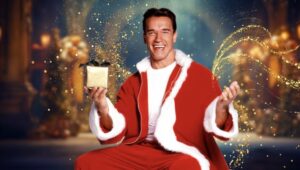 arnold schwarzenegger in santa claus costume