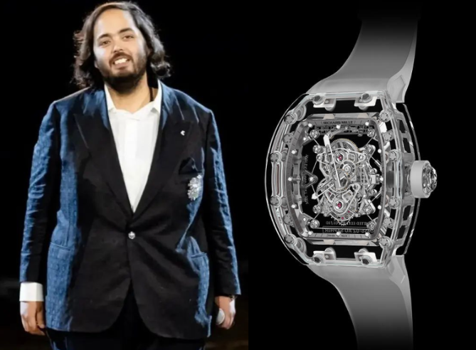 Mukesh Ambani's younger son, Anant Ambani wore a super-expensive Patek  Philippe wristwatch at NMACC, and it is worth almost a luxurious a... |  Instagram