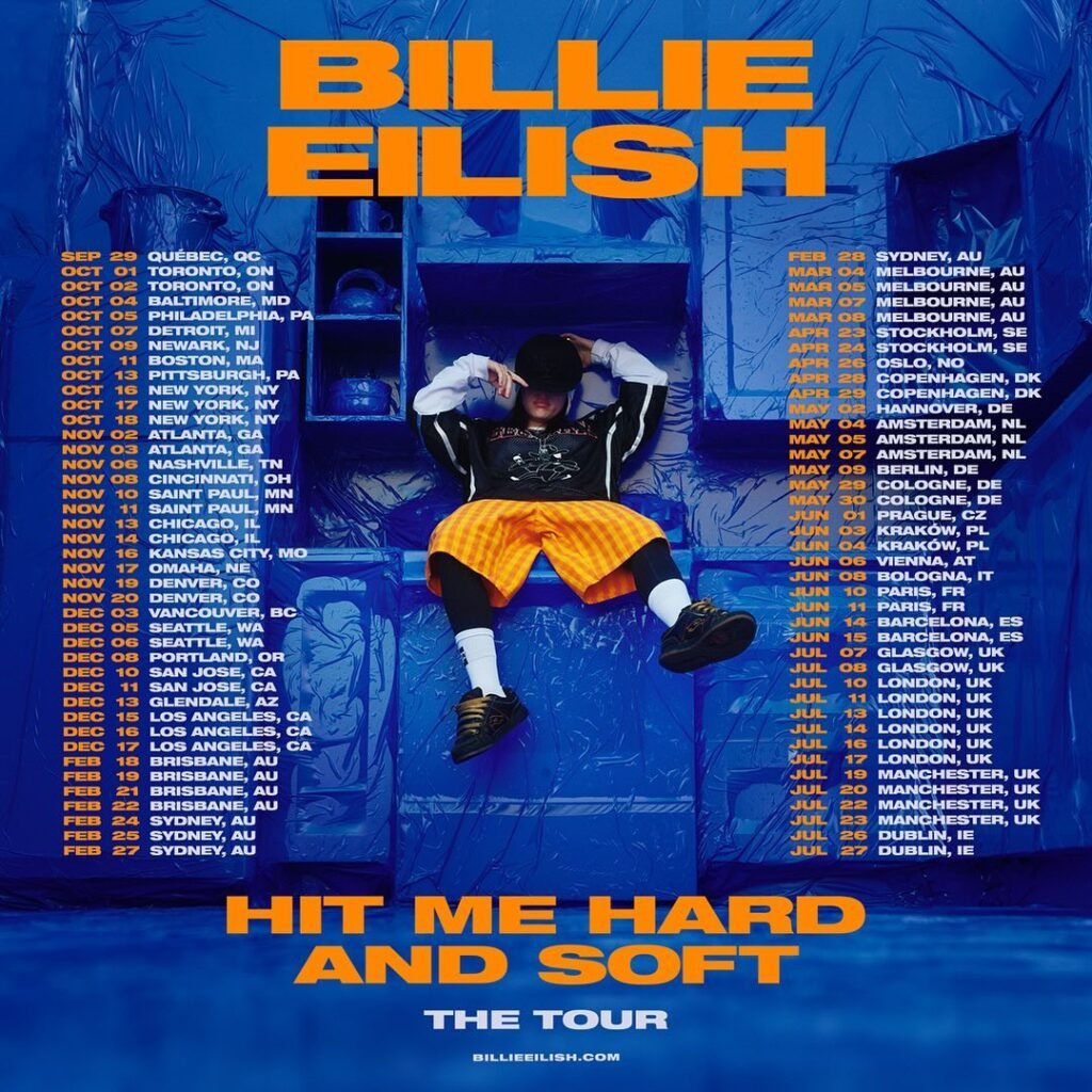 Get Ready to Hit Me Hard and Soft: Billie Eilish Announces World Tour!